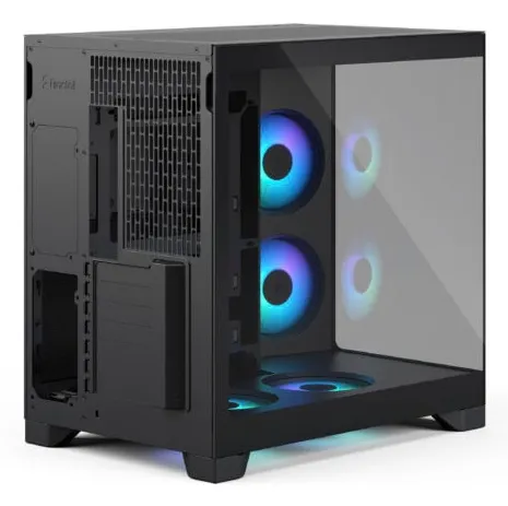 Fractal Design Pop 2 Vision Midi-Tower Case with RGB lighting and window, Black