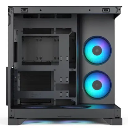 Fractal Design Pop 2 Vision Midi-Tower Case with RGB lighting and window, Black