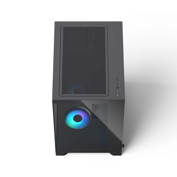 Fractal Design Pop 2 Vision Midi-Tower Case with RGB lighting and window, Black RGB