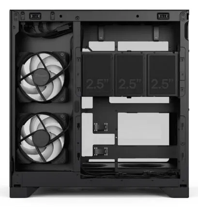 Fractal Design Pop 2 Vision Midi-Tower Case with RGB lighting and window, Black