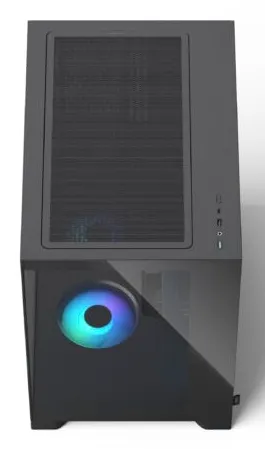 Fractal Design Pop 2 Vision Midi-Tower Case with RGB lighting and window, Black