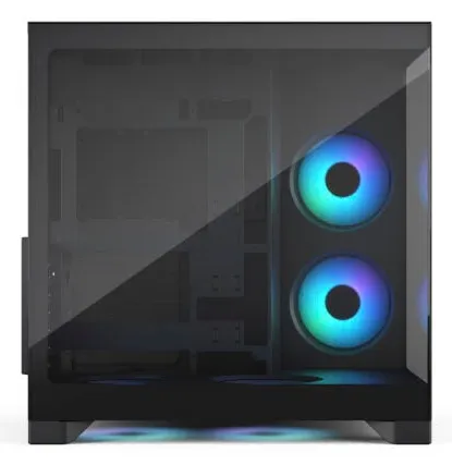 Fractal Design Pop 2 Vision Midi-Tower Case with RGB lighting and window, Black