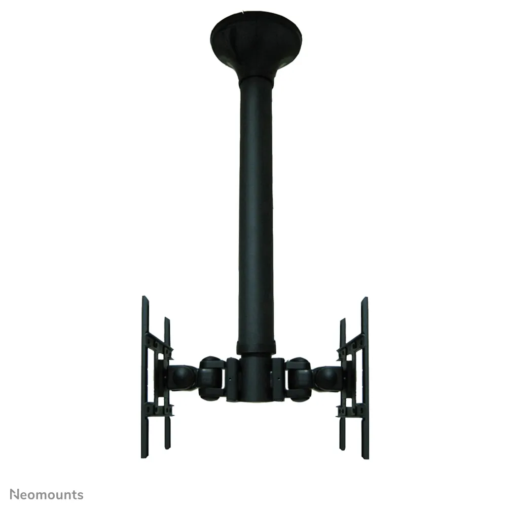 NewStar TV/Monitor Ceiling Mount FPMA-C200D - Ceiling mount tuotteelle 2 LCD-n&auml;ytt&ouml;&auml; - musta -n&auml;yt&ouml;n koko: 10"-40"