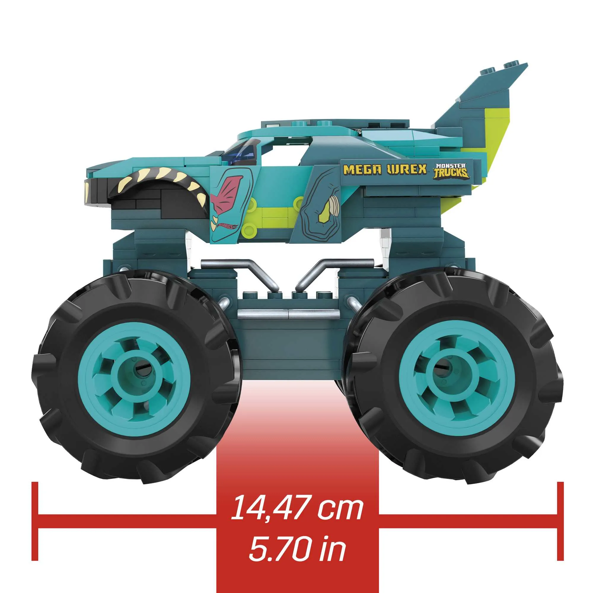 Mega Construx Hot Wheels Mega Wrex Monster Truck Construction Toy