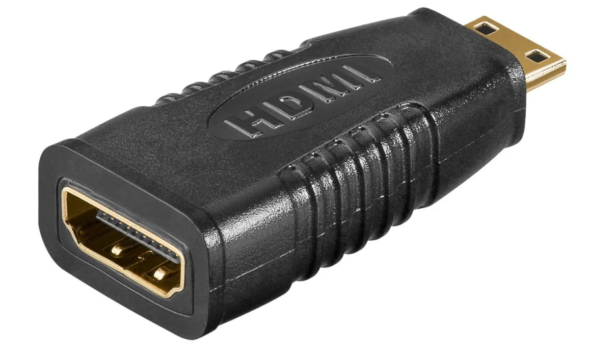MicroConnect HDM19F19MC, HDMI Adapter, M/F - adapter, Black
