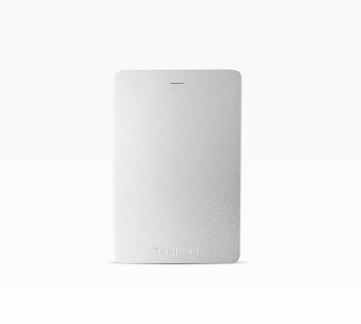 Toshiba Canvio Alu 1TB - External HDD, Silver