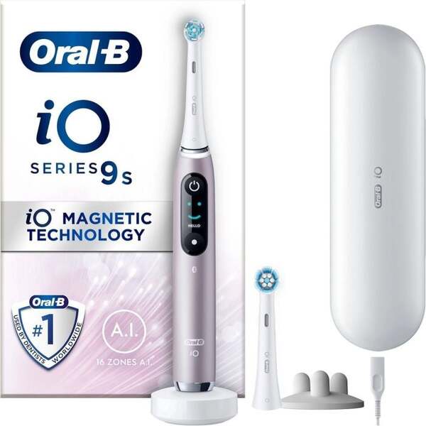 Braun iO Series 9 -sähköhammasharja, Rose Quartz