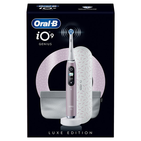 Braun iO Series 9 Electric Toothbrush, Rose Quartz