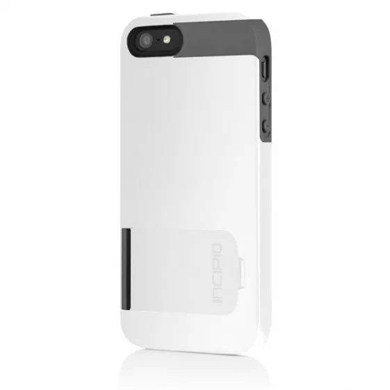 Incipio Kicksnap for new iPhone - Optical White/Charcoal Gray