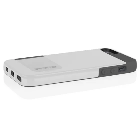 Incipio Kicksnap for new iPhone - Optical White/Charcoal Gray