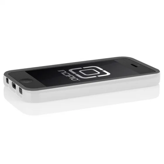 Incipio Kicksnap for new iPhone - Optical White/Charcoal Gray