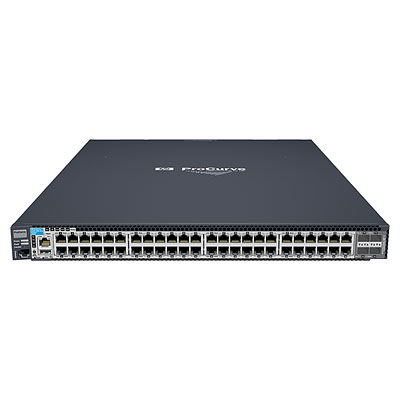 HPE 6600-48G-4XG Switch - Kytkin - L3 - Hallinnoitu - 48 x 10/100/1000 - r&auml;kkiin asennettava