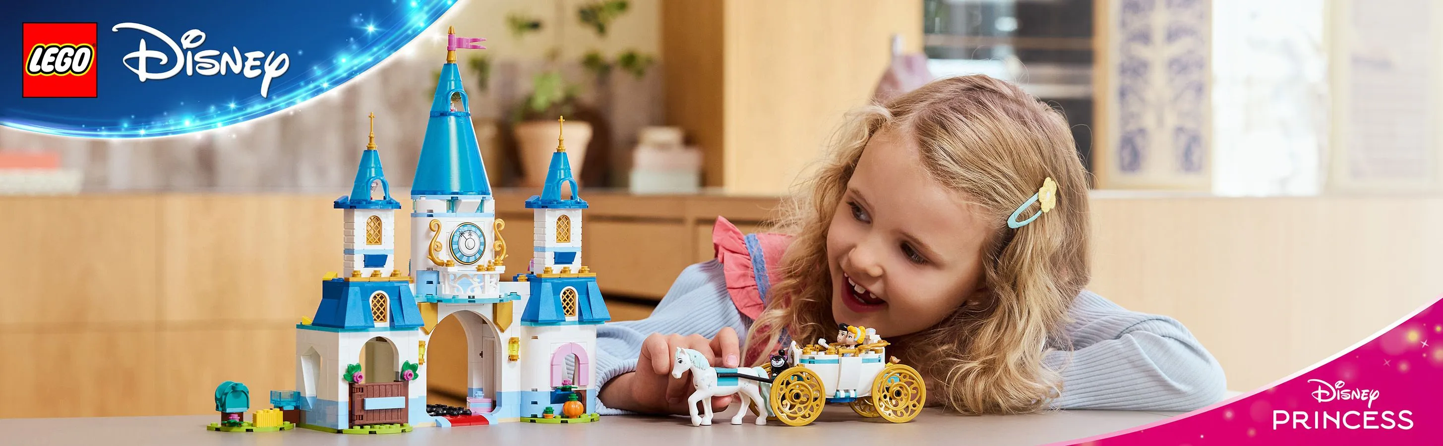 LEGO Disney Princess Cinderella's Castle and Horse Carriage 43275