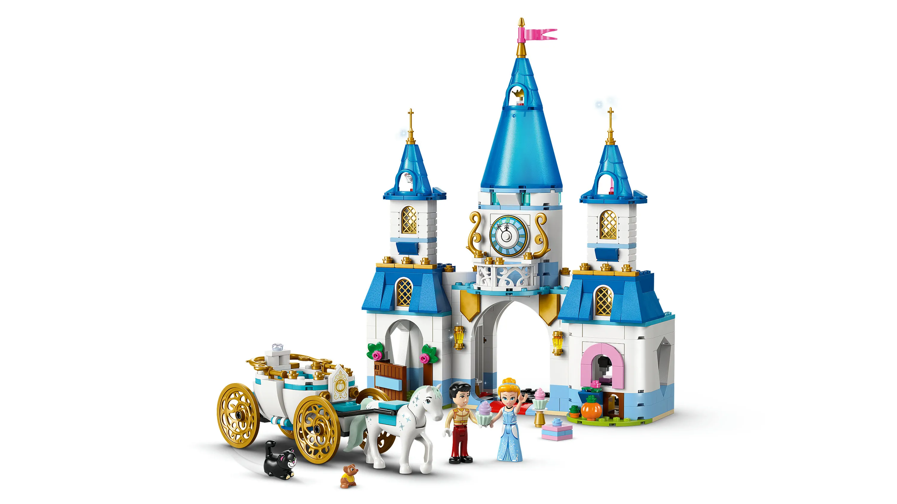 LEGO Disney Princess Cinderella's Castle and Horse Carriage 43275