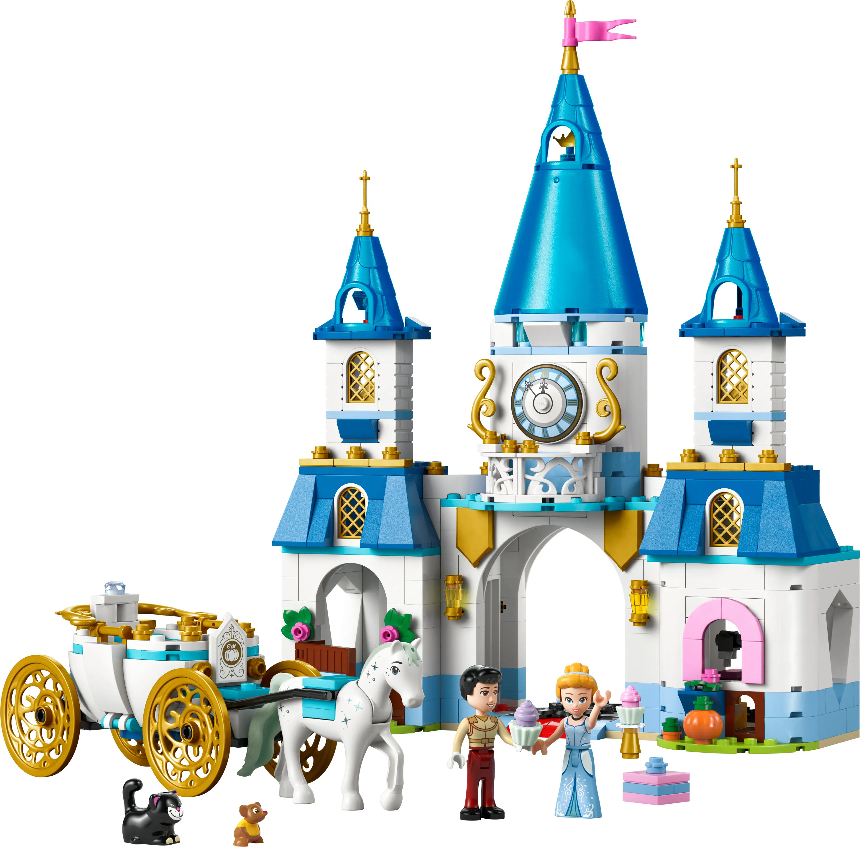 LEGO Disney Princess Cinderella's Castle and Horse Carriage 43275