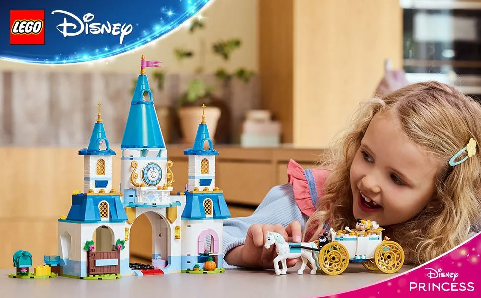 LEGO Disney Princess Cinderella's Castle and Horse Carriage 43275