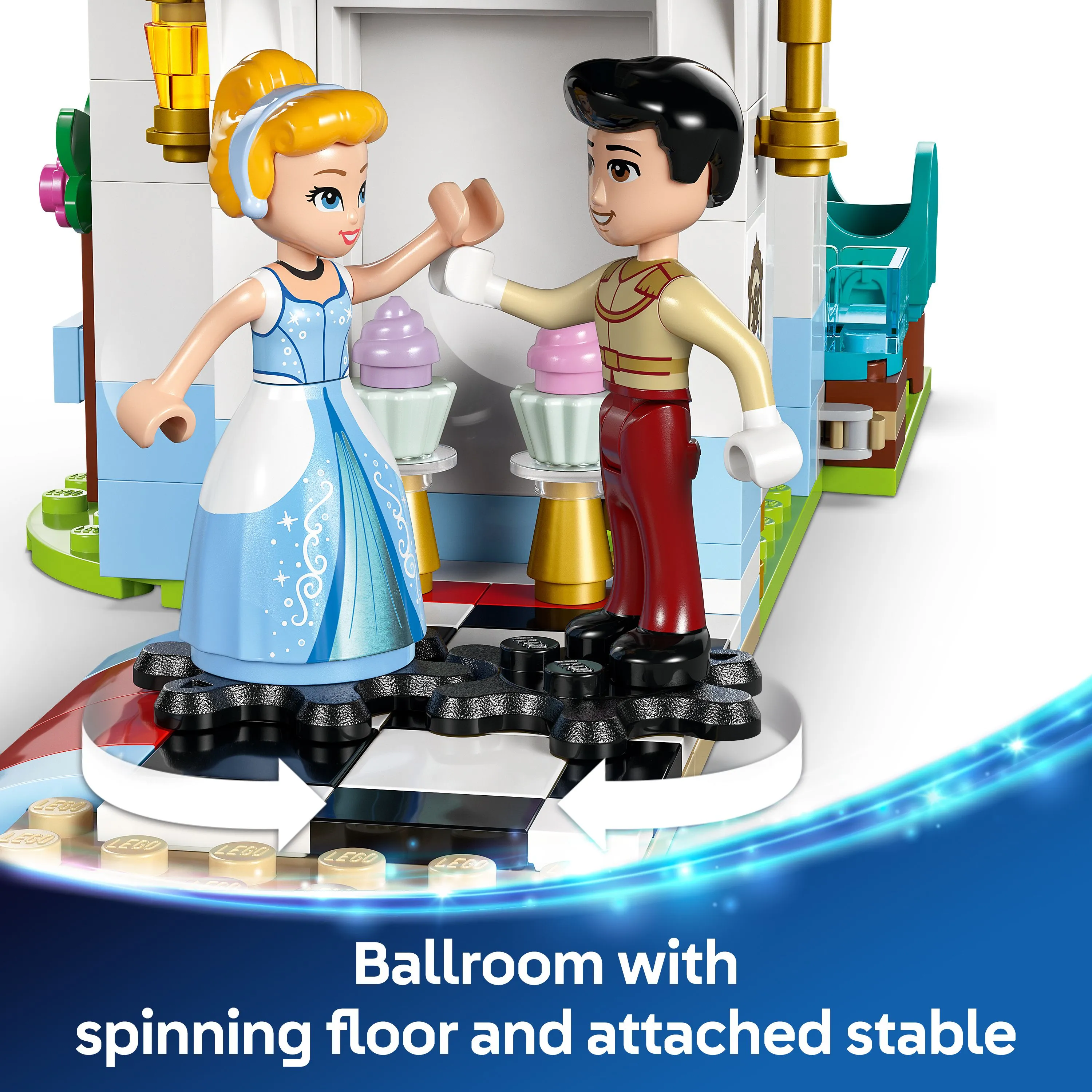 LEGO Disney Princess Cinderella's Castle and Horse Carriage 43275