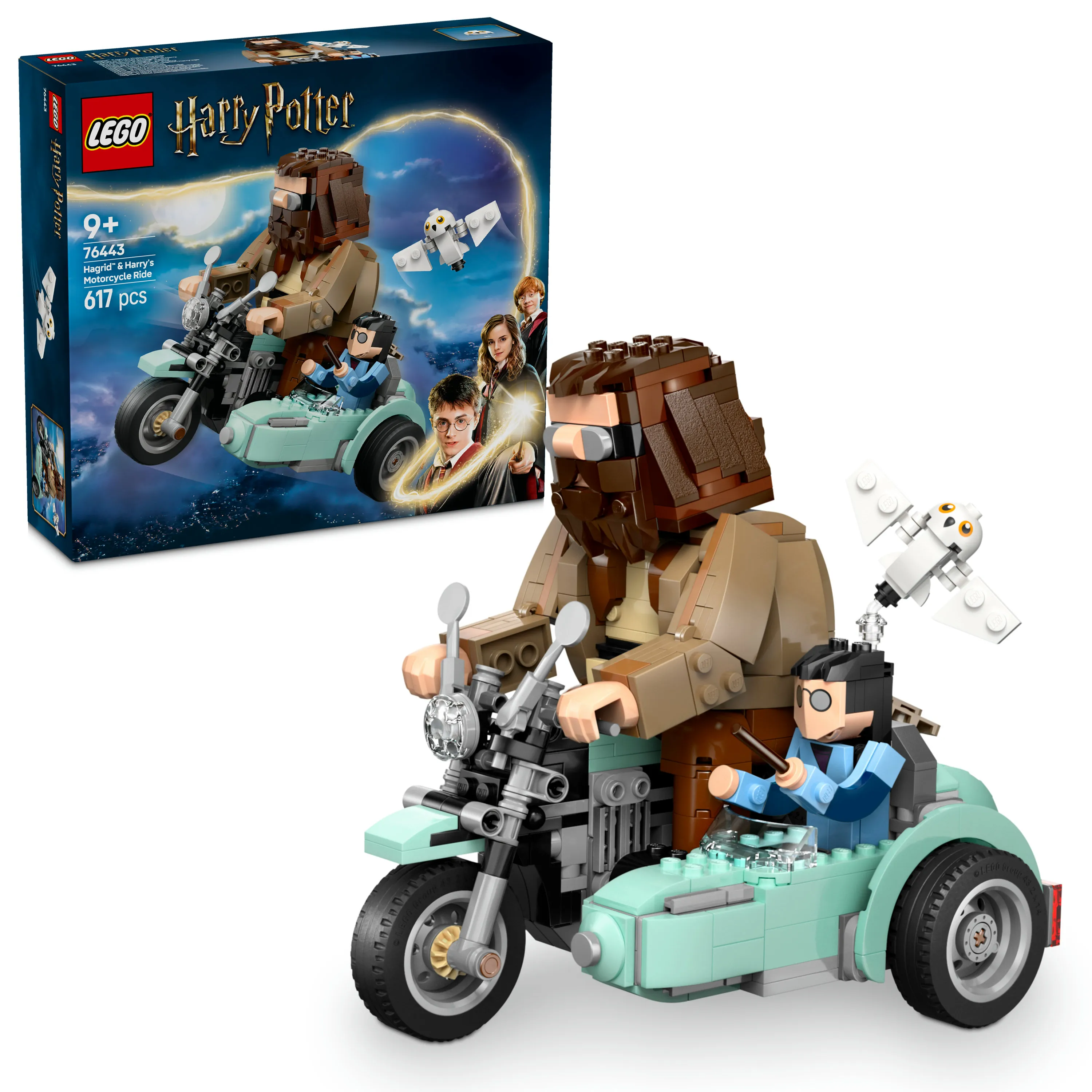 LEGO Harry Potter Hagrid and Harry motorbike ride 76443