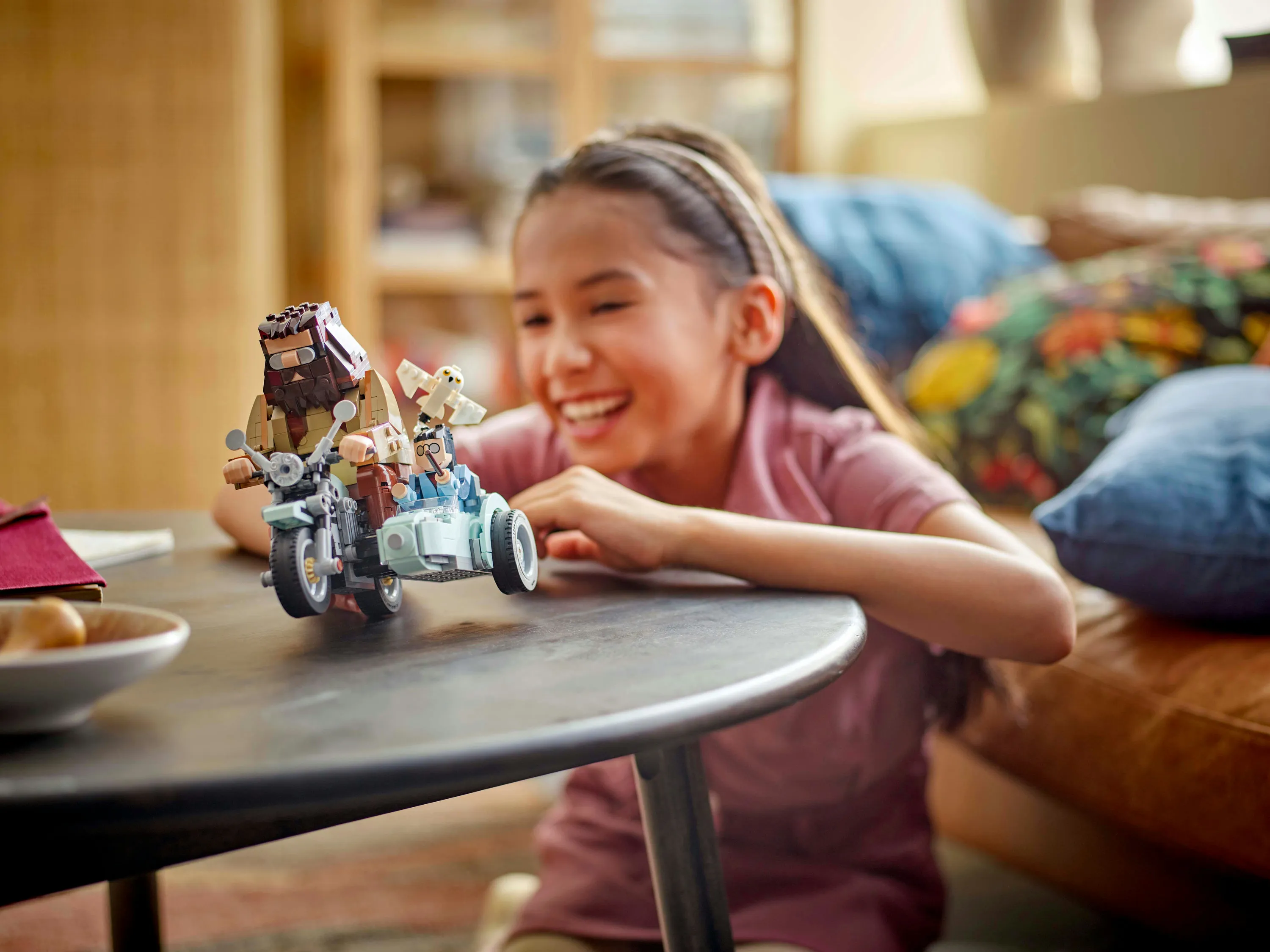 LEGO Harry Potter Hagrid and Harry motorbike ride 76443