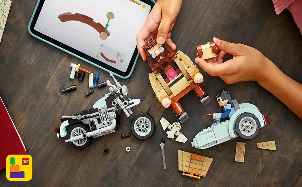 LEGO Harry Potter Hagrid and Harry motorbike ride 76443