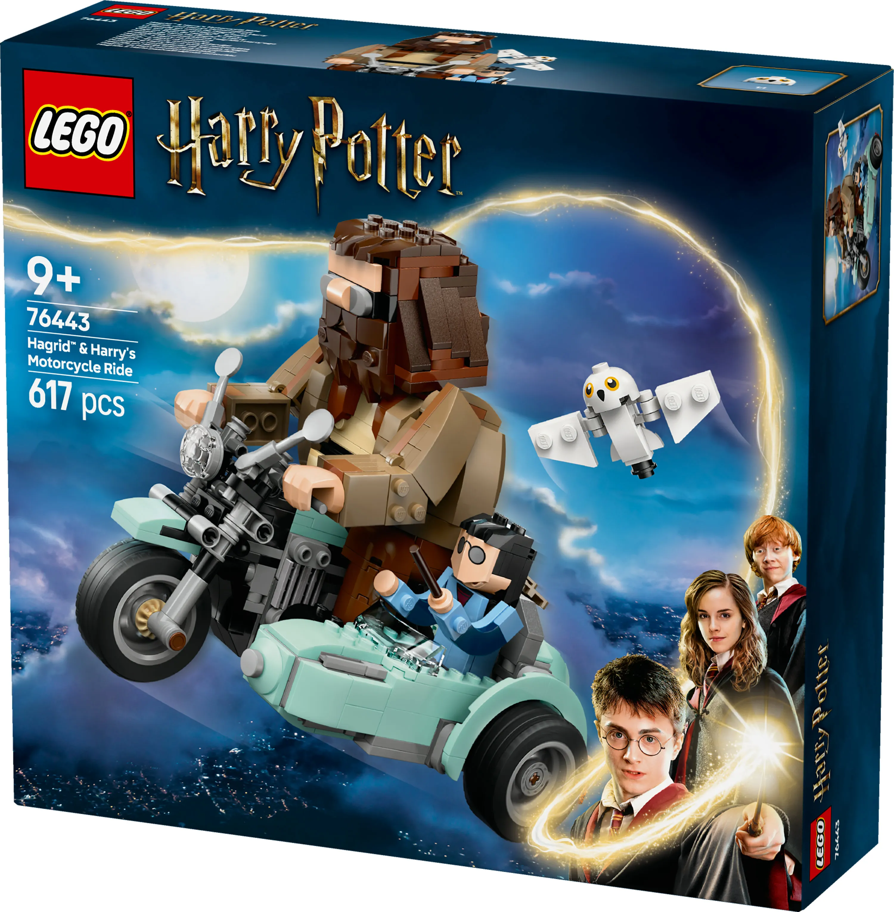 LEGO Harry Potter Hagrid and Harry motorbike ride 76443