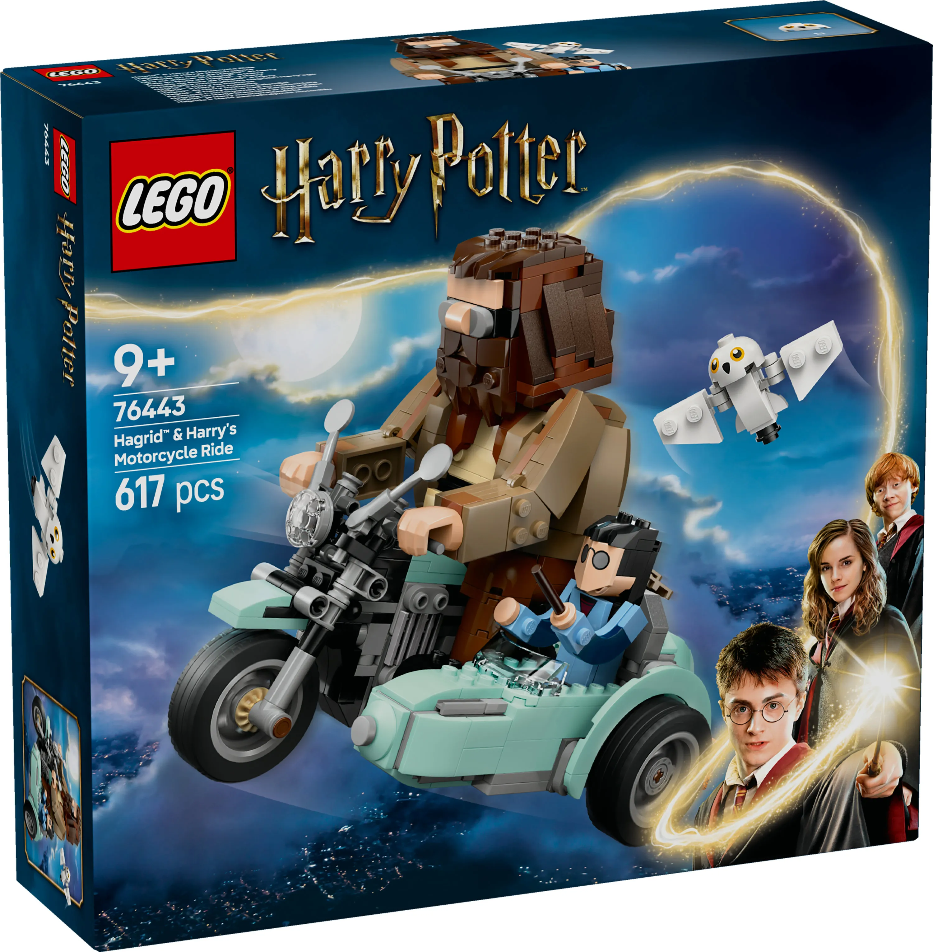 LEGO Harry Potter Hagrid and Harry motorbike ride 76443