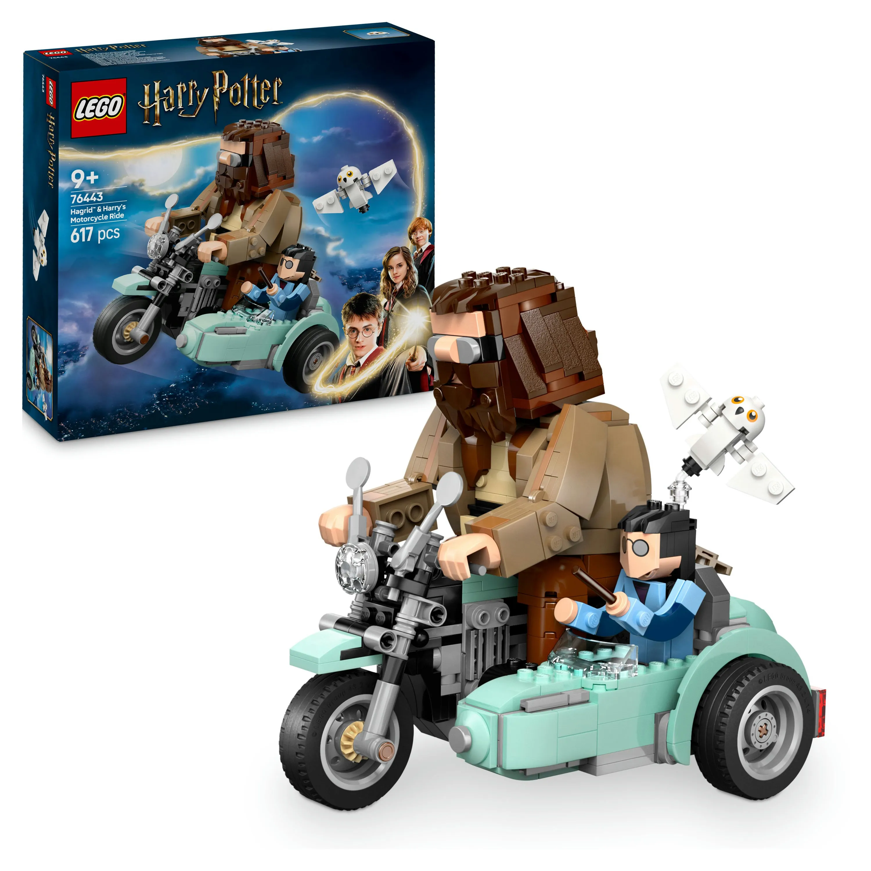 LEGO Harry Potter Hagrid and Harry motorbike ride 76443