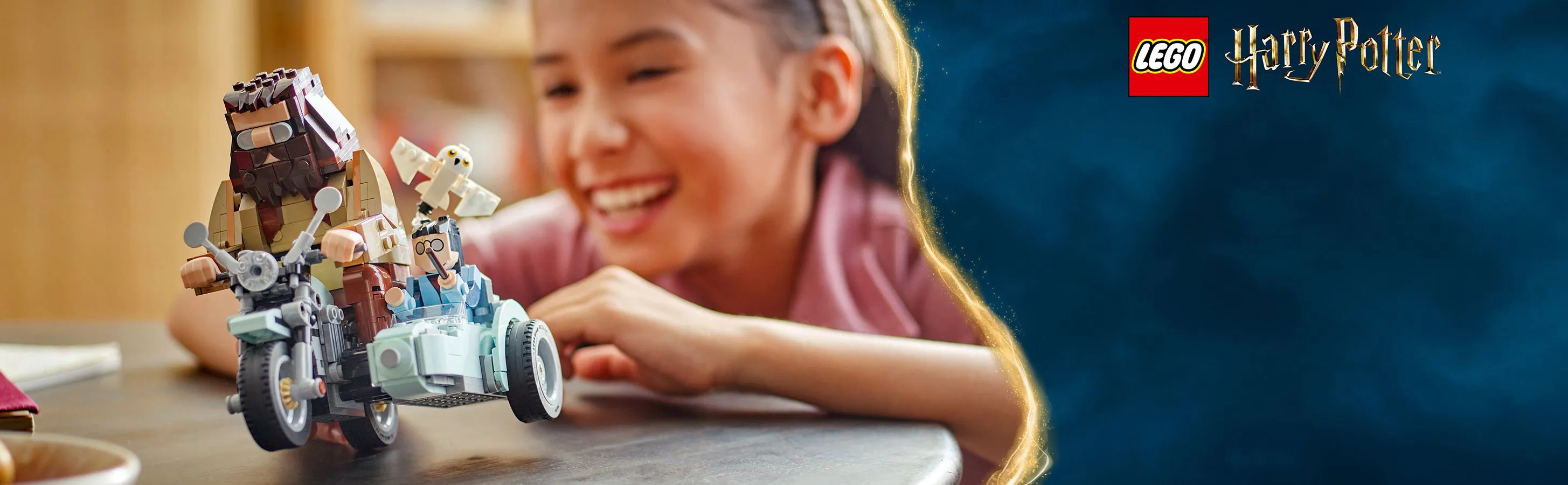 LEGO Harry Potter Hagrid and Harry motorbike ride 76443