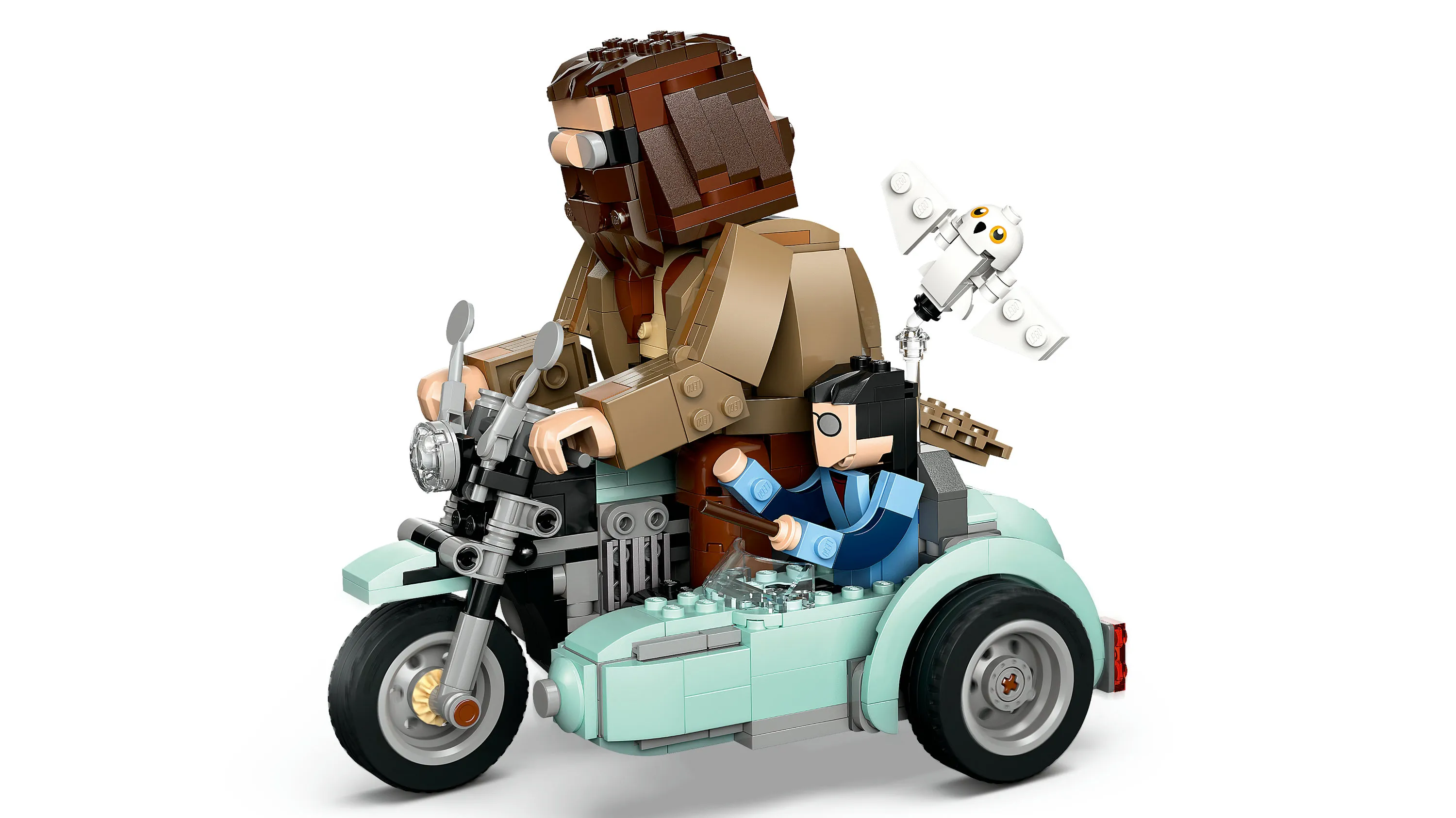 LEGO Harry Potter Hagrid and Harry motorbike ride 76443