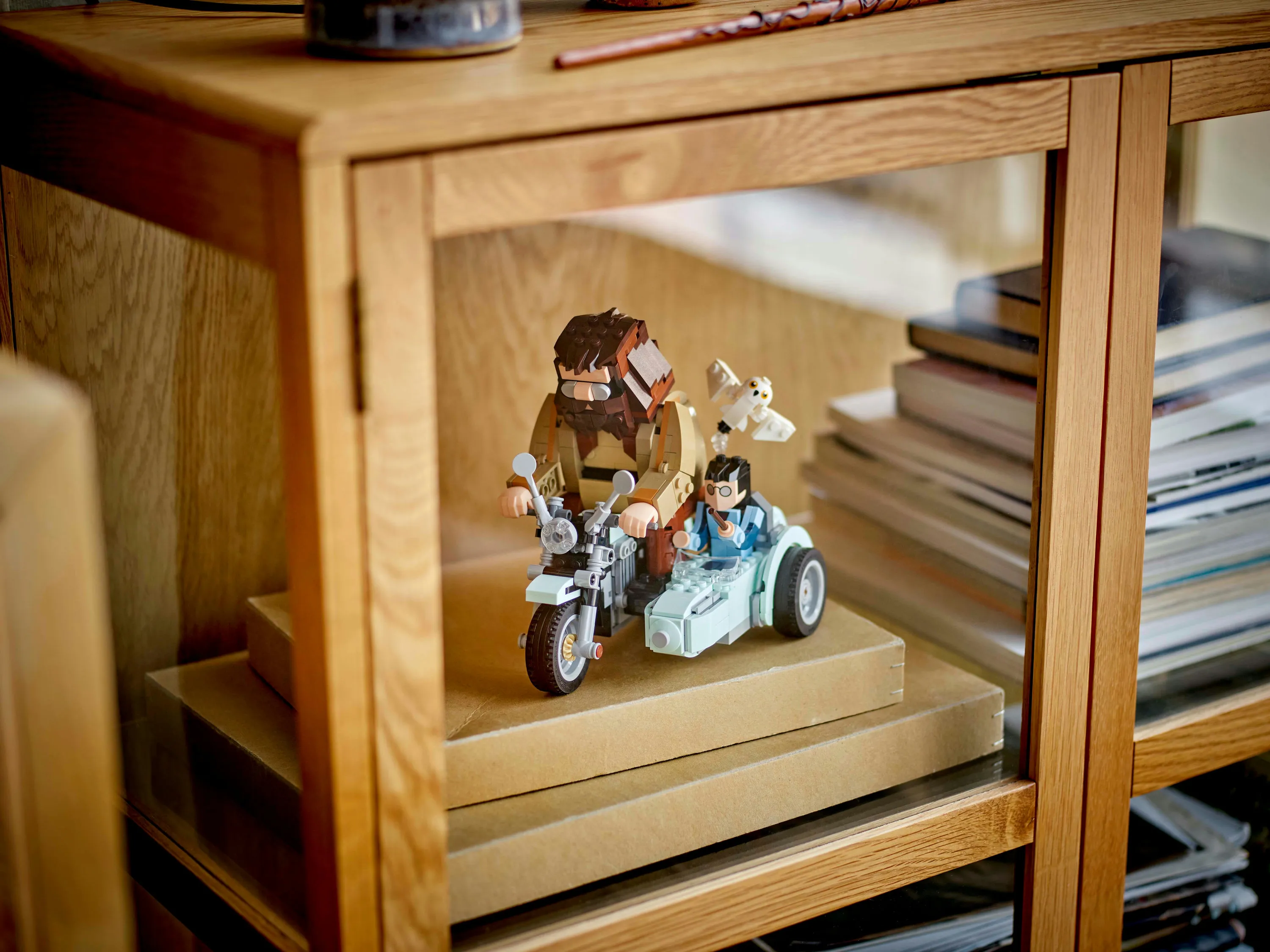 LEGO Harry Potter Hagrid and Harry motorbike ride 76443