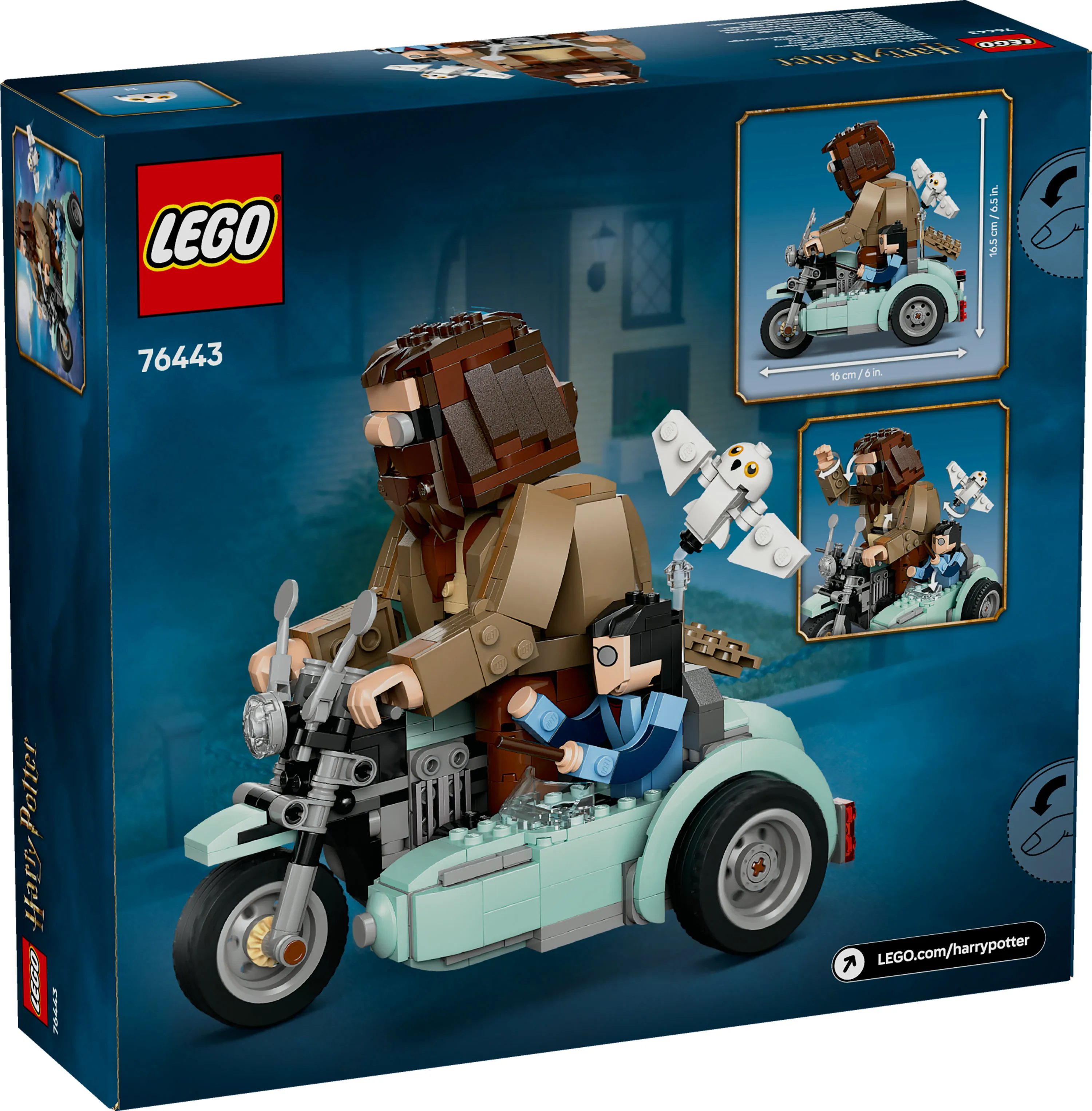 LEGO Harry Potter Hagrid and Harry motorbike ride 76443