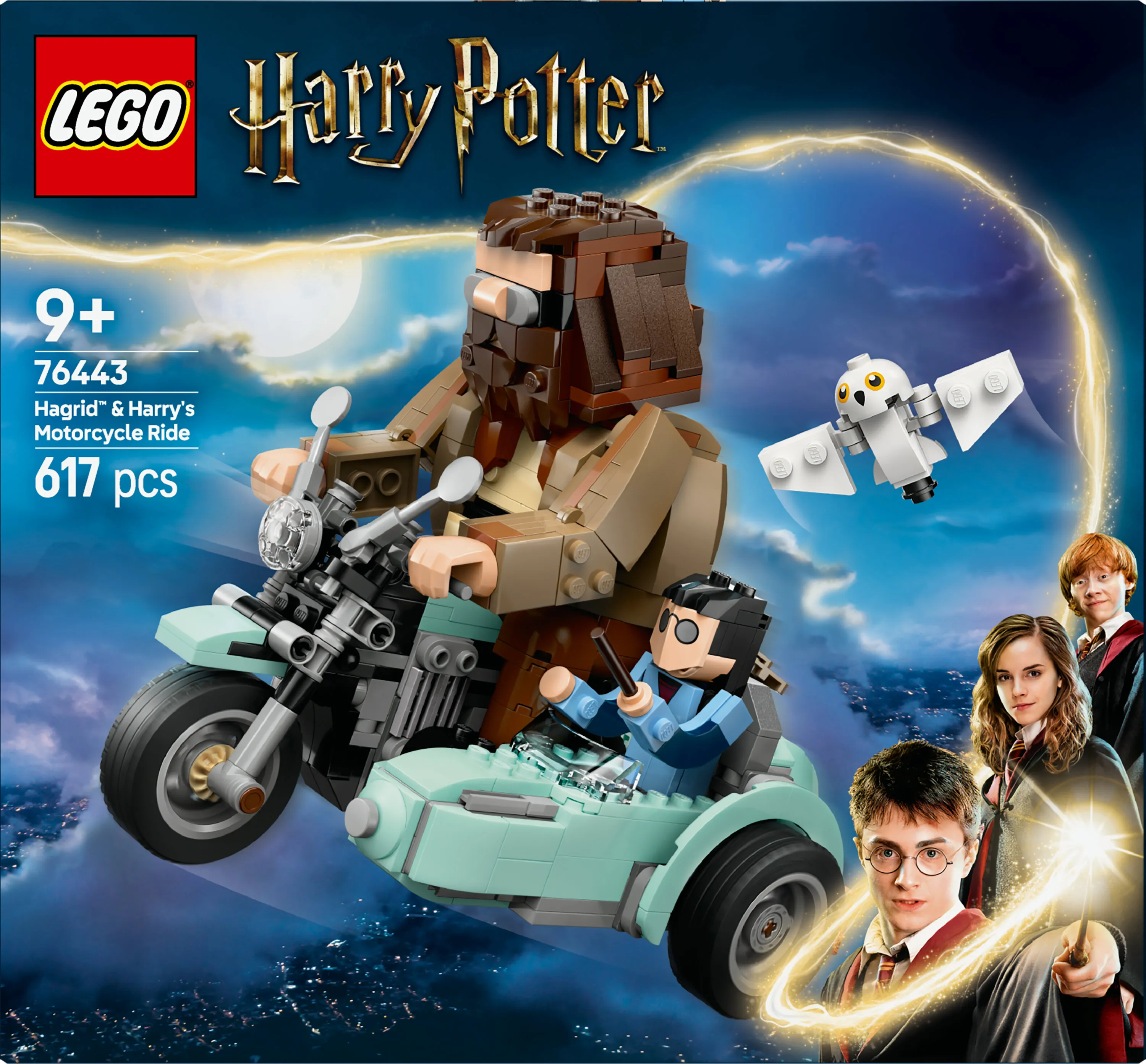 LEGO Harry Potter Hagrid and Harry motorbike ride 76443