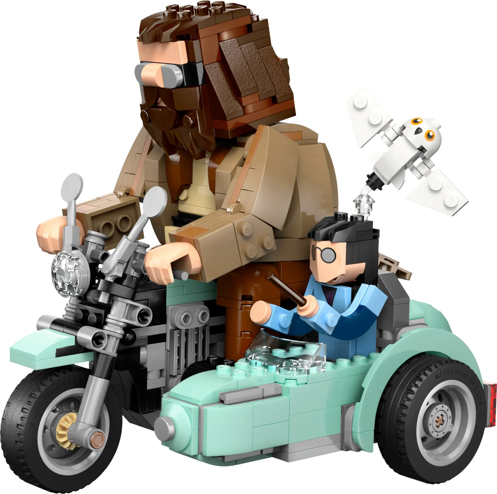 LEGO Harry Potter Hagrid and Harry motorbike ride 76443