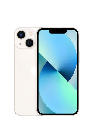 Kunnostettu iPhone 13 Mini 512 Gt, t&auml;htivalkea (Tyydytt&auml;v&auml; kunto)