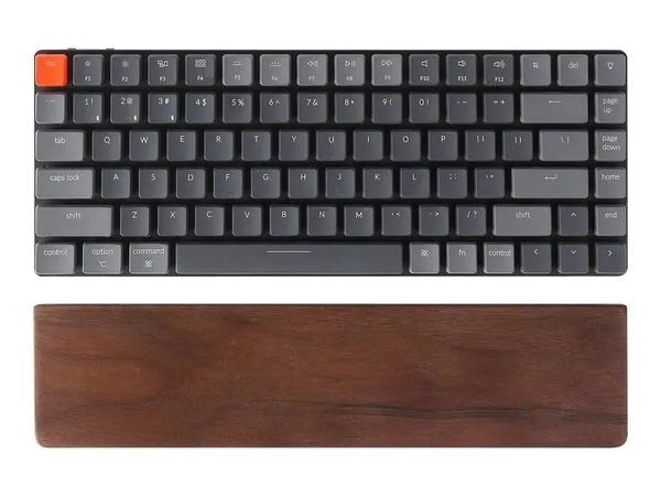 Keychron K3 - palm rest, Walnut Wood, 306 x 75 x 9 mm