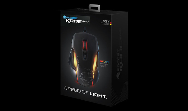 Roccat Kone Aimo - gaming mus, Svart