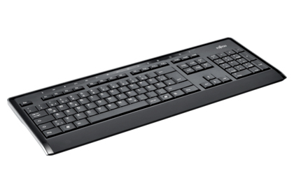 Fujitsu KB410 Slim - tangentbord, Svart (Nordic)