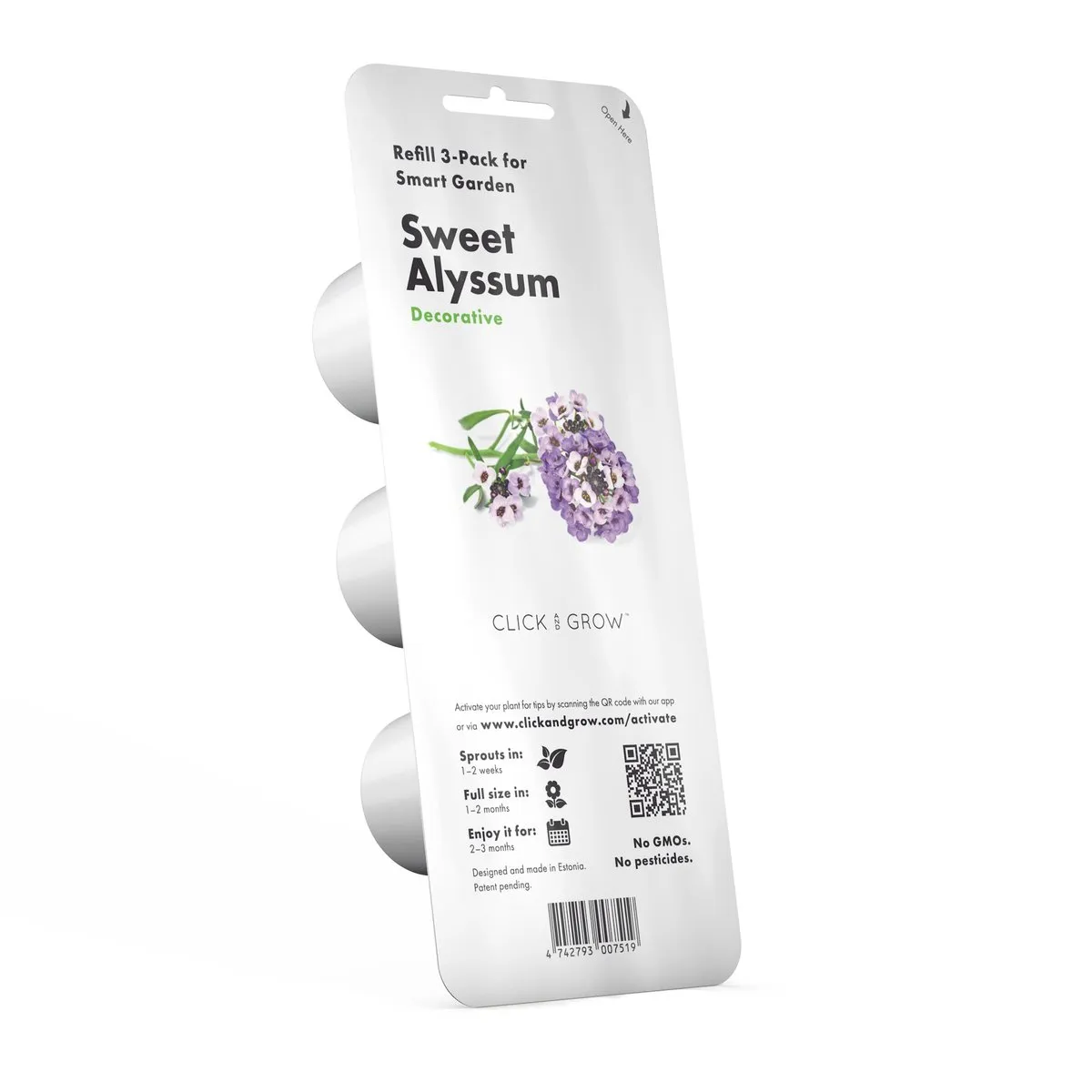 Click and Grow Smart Garden Refill 3-pack - Sweet Alyssum
