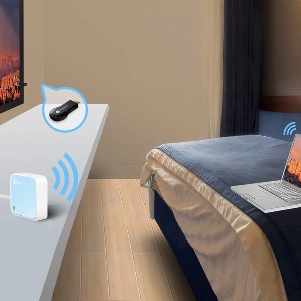 TP-Link TL-WR802N 2.4 GHz -WiFi-reititin