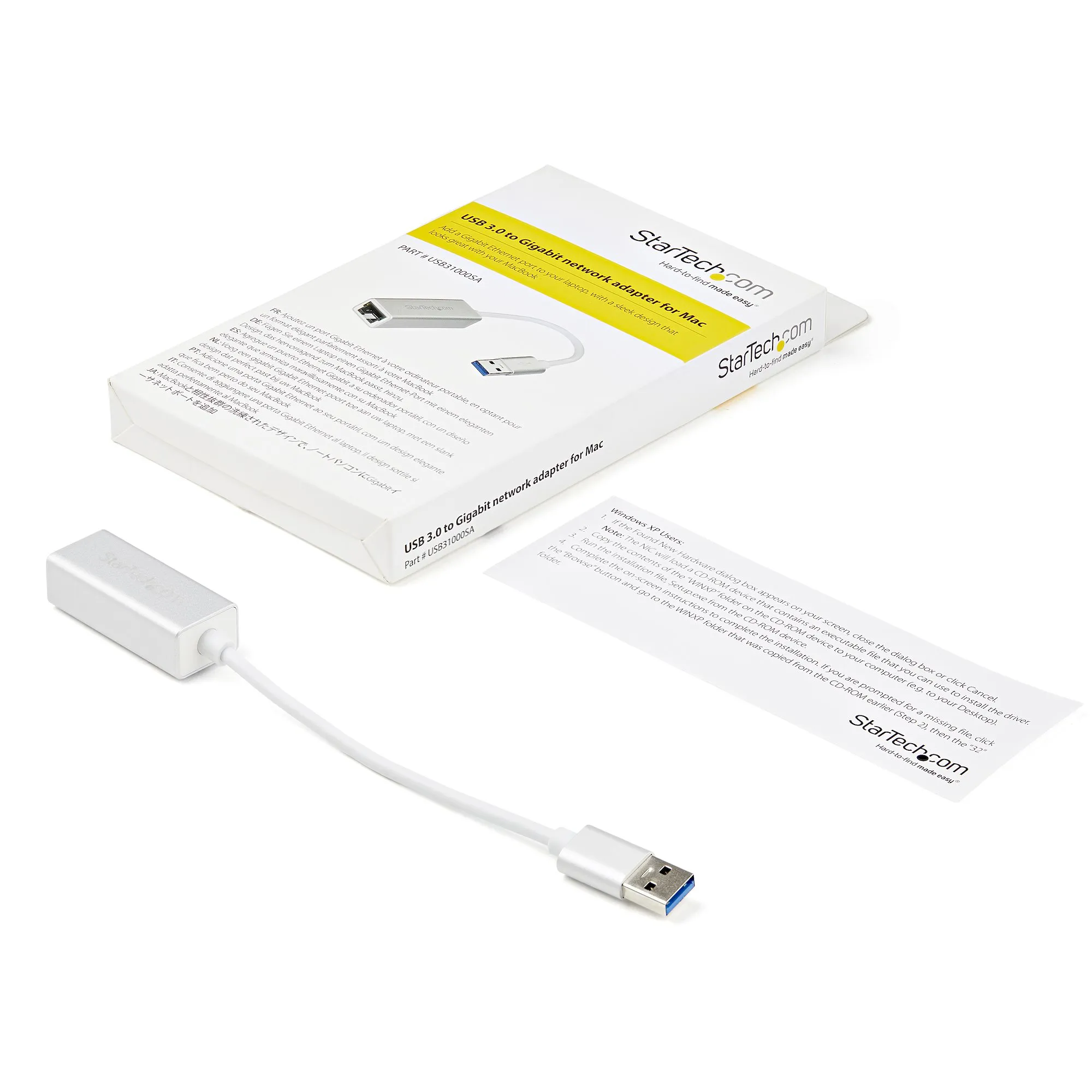 USB 3.0 NETWORK ADAPTER-SILVER