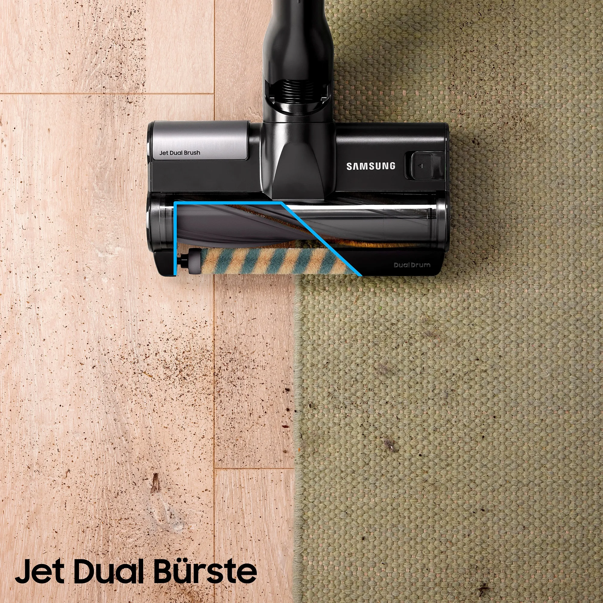 Samsung Jet 85 Complete Clean Plus Stick vacuum cleaner, Blue