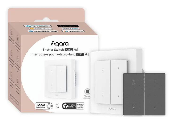 Aqara Light Switch H2 (4 Buttons, 2 Channels) - smart switch