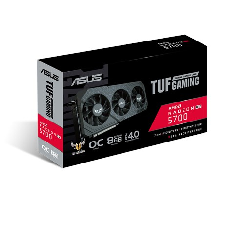 Asus AMD RX 5700 TUF X3 Gaming OC 8 Gt -n&auml;yt&ouml;nohjain