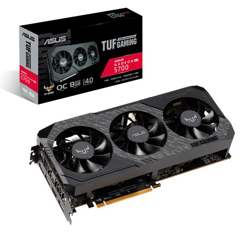 Asus AMD RX 5700 TUF X3 Gaming OC 8 Gt -n&auml;yt&ouml;nohjain