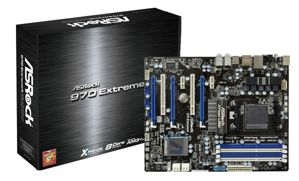 ASRock 970 Extreme4 - Emolevy - ATX - Socket AM3+ - AMD 970 - USB 3.0, FireWire - Gigabit LAN - HD Audio (8-kanavainen)