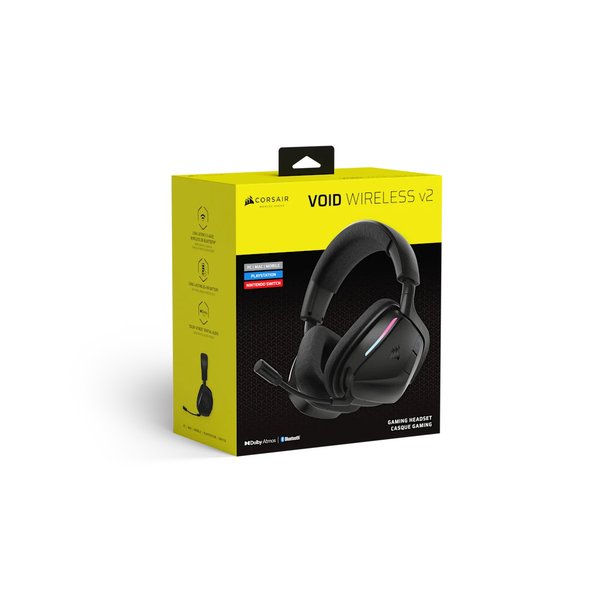 Corsair VOID WIRELESS v2 - wireless gaming headphones, Carbon
