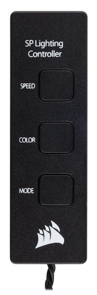 CORSAIR SP120 LED Static Pressure Fan with Controller 3-pack