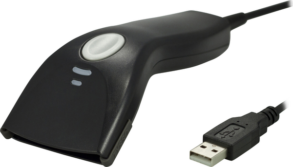 Viivakoodinlukija CCD-tekniikalla, 200mm k&auml;ytt&ouml;alue, USB