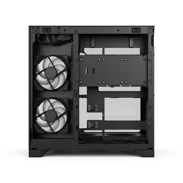 Fractal Design Pop 2 Vision Midi-Tower Case with RGB lighting and window, Black RGB