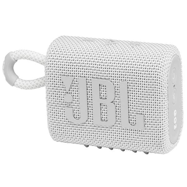 JBL GO 3 - Bluetooth-h&ouml;gtalare, Vit